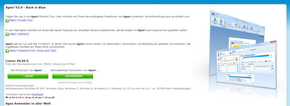Ahnenforschung Software - Ages!