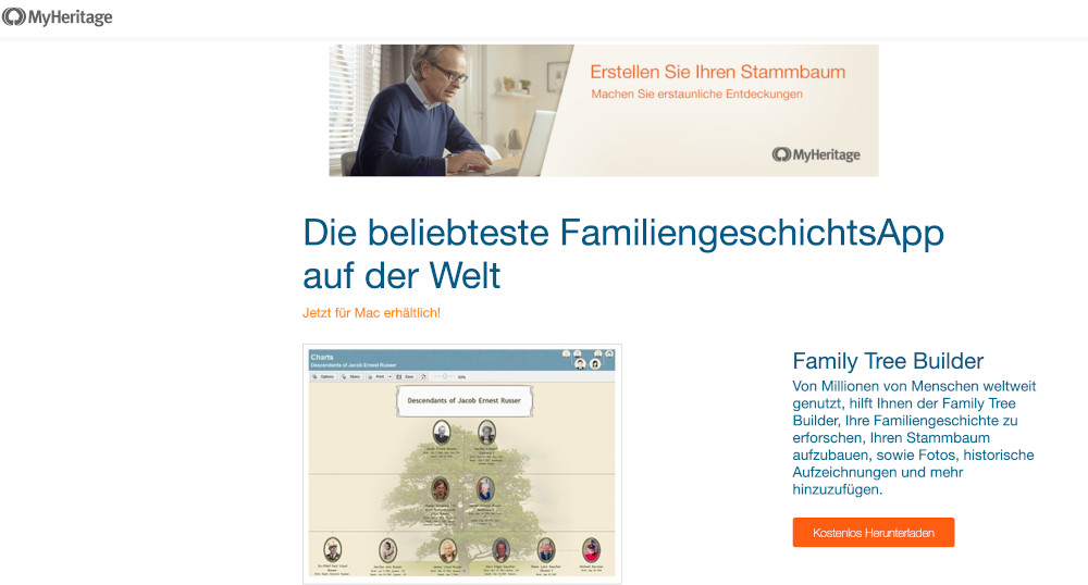 Ahnenforschung Software - Family Tree Builder